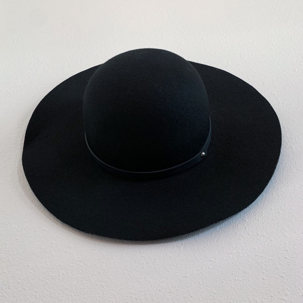 Women's Felt Floppy Hat Black